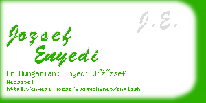 jozsef enyedi business card